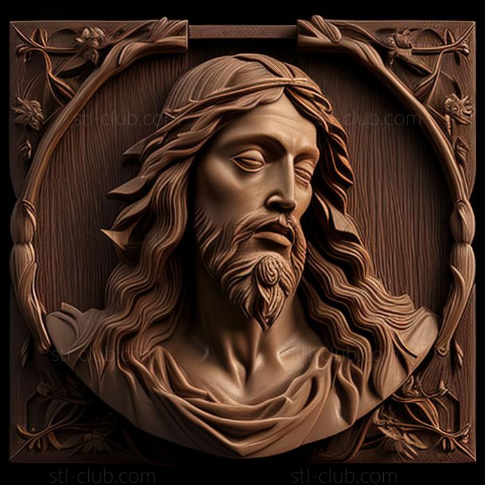 3D model st jesus (STL)